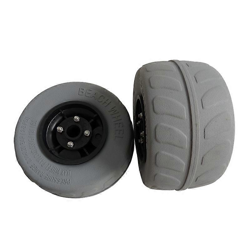Inflatable Beach Cart Tires Polyurethane PVC Beach Trolley Wheels