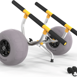 Universal Kayak Cart with Balloon Wheels OEM Customizable Aluminium Platform Kayak Trolleys for All Kayaks